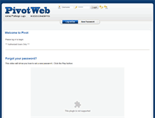 Tablet Screenshot of pivotweb.com